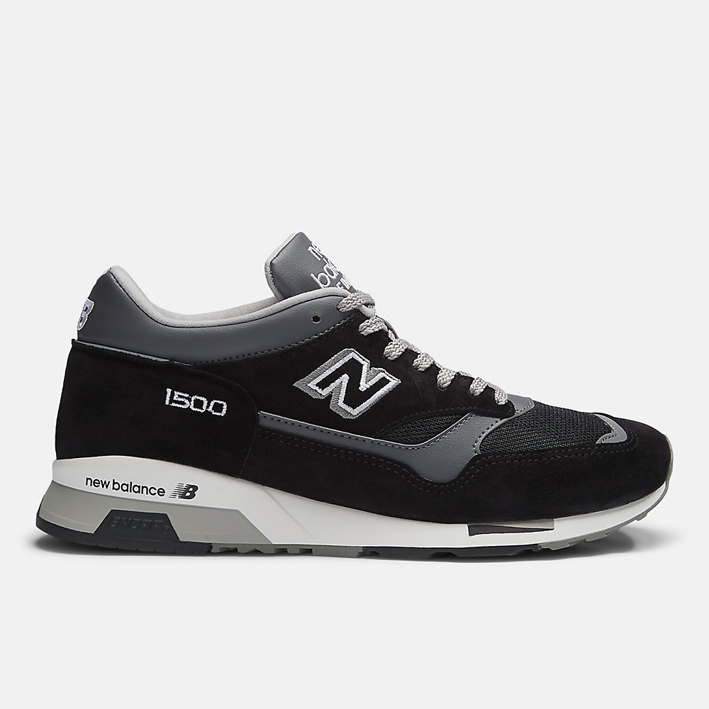 New Balance Made in UK 1500- Essentials Shoes Black with Smoked Pearl and Silver